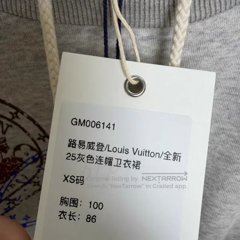 Louis Vuitton Louis Vuitton 25 Grey Hooded Sweater Dress Size XS / US 0-2 / IT 36-38 - 7 Thumbnail
