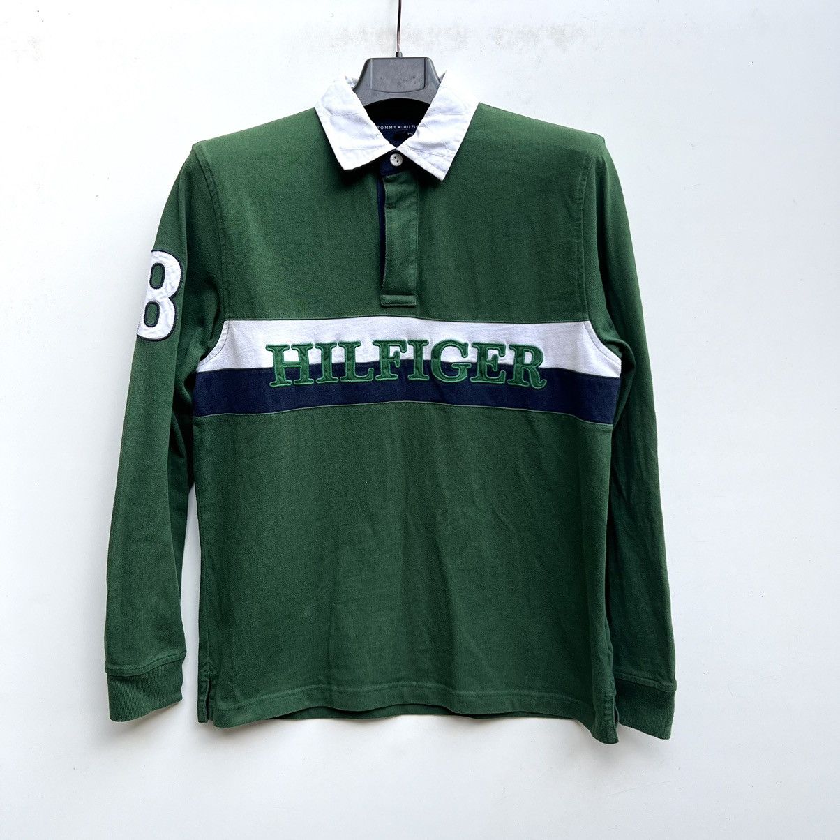 Tommy Hilfiger × Vintage Tommy Hilfiger rugby long sleeve vintage Size US M / EU 48-50 / 2 - 1 Thumbnail