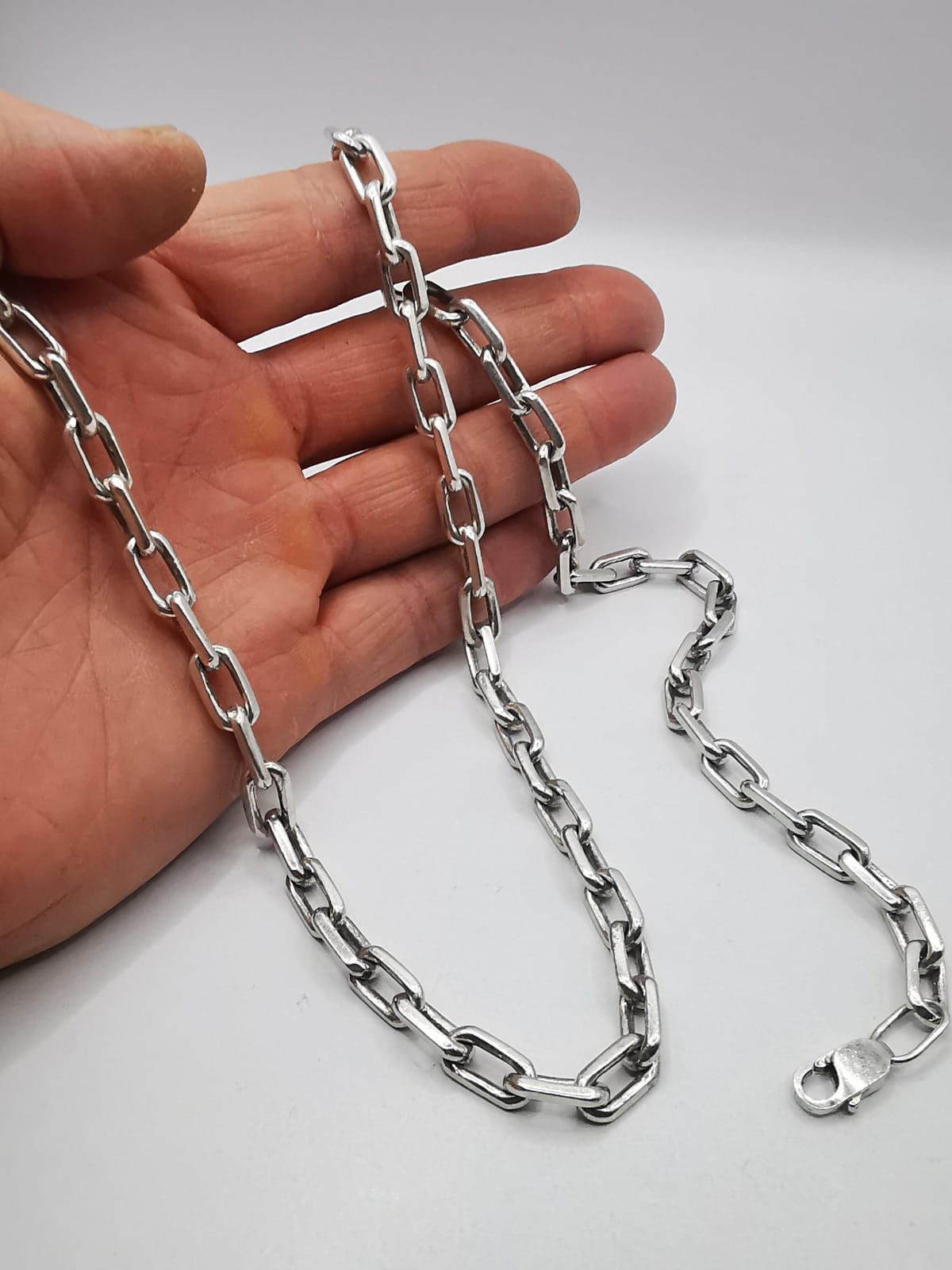 Vintage Vintage Massive Jewelry Chain, 925 Sterling Silver 85.24g Size ONE SIZE - 3 Thumbnail
