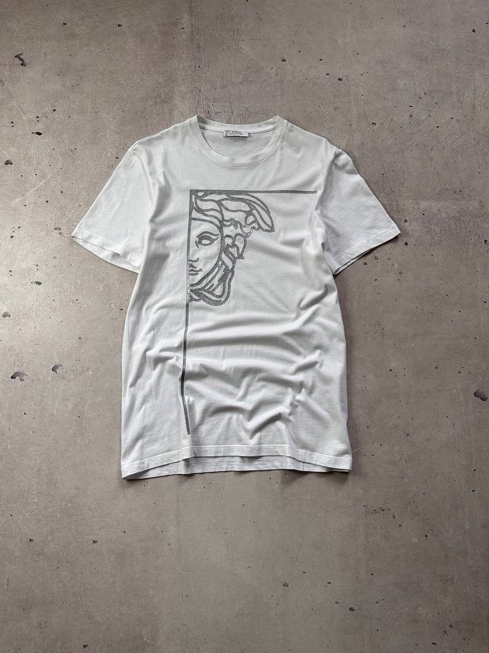 Versace × Versus Versace Versace Art Medusa Logo White Men’s Tee Rare Y2K Size US M / EU 48-50 / 2 - 1 Thumbnail