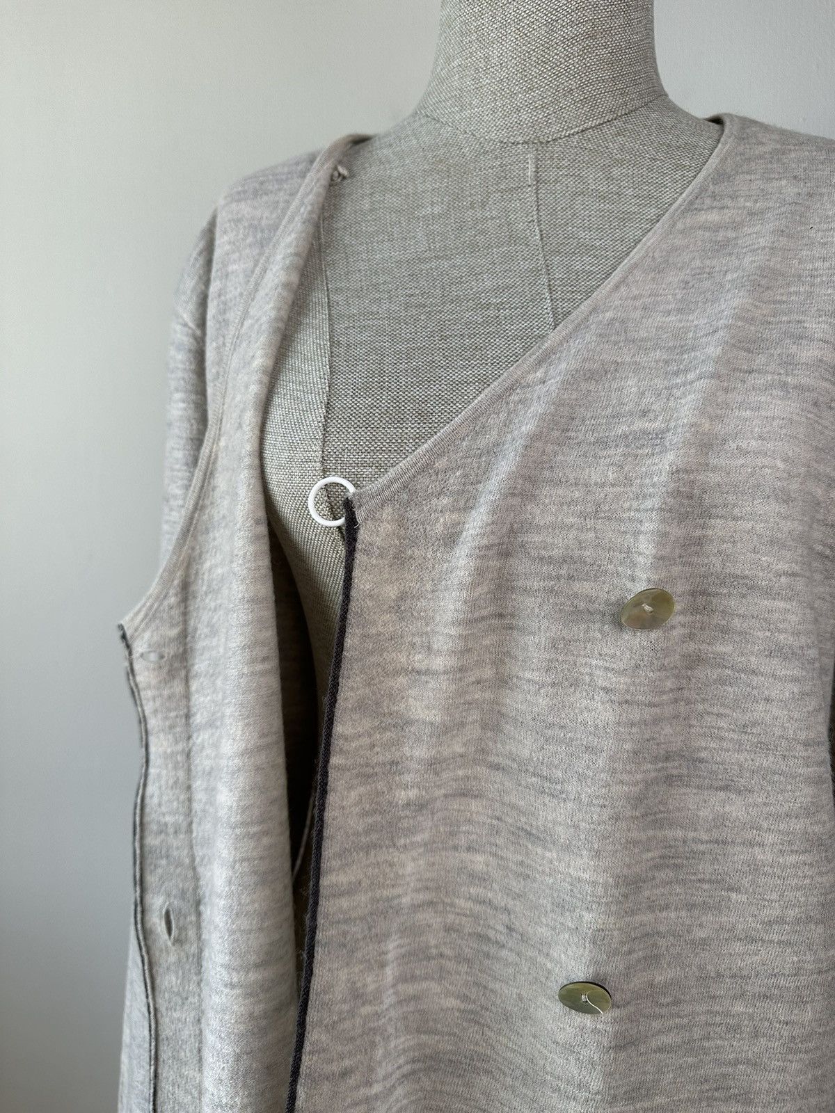 Gudrun Sjoden GUDRUN SJODEN 100% Wool Cardigan Sweater Size L / US 10 / IT 46 - 12 Thumbnail
