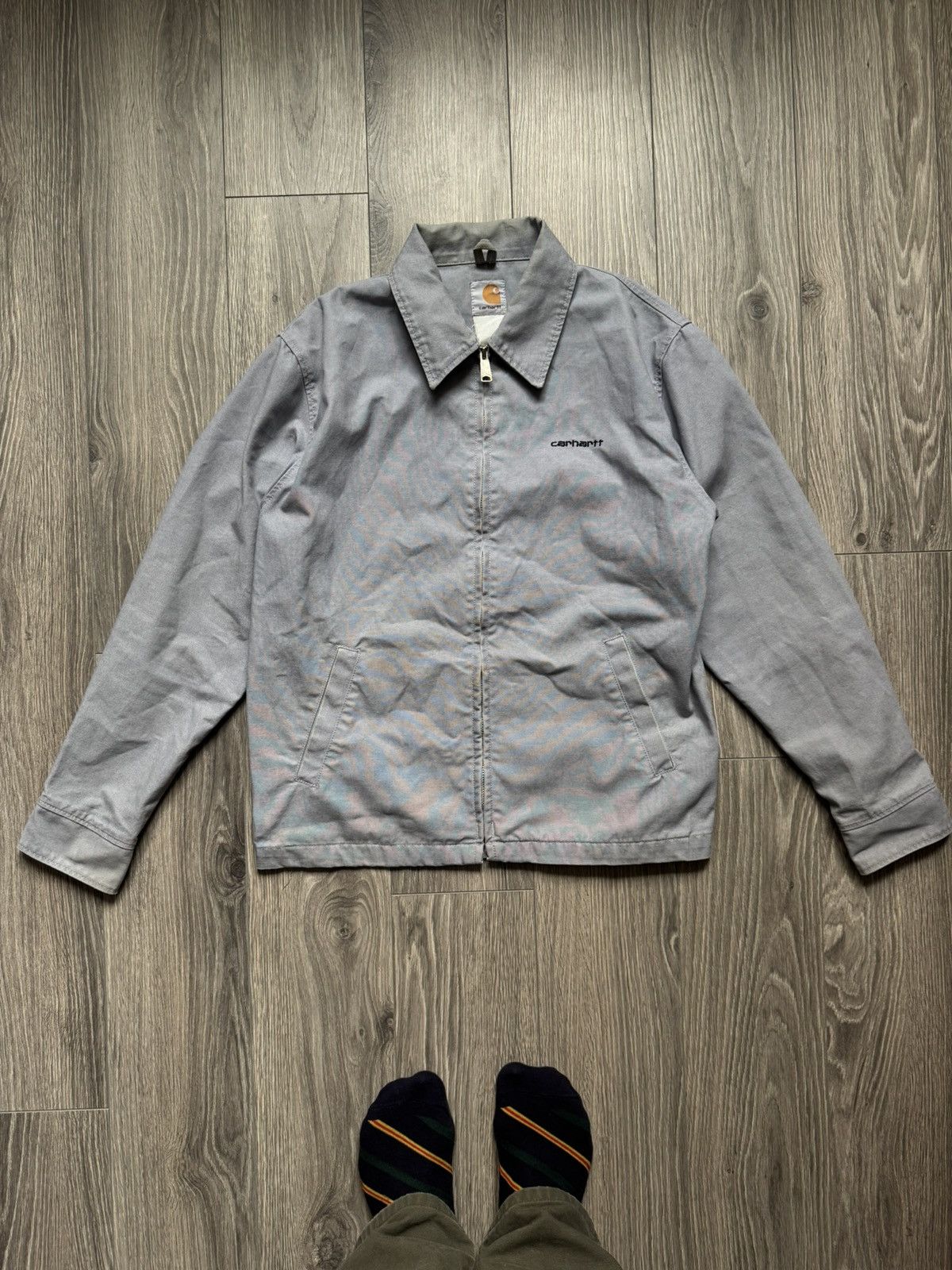 Carhartt Vintage Carhartt Workwear jacket Detroit L Size US L / EU 52-54 / 3 - 4 Thumbnail