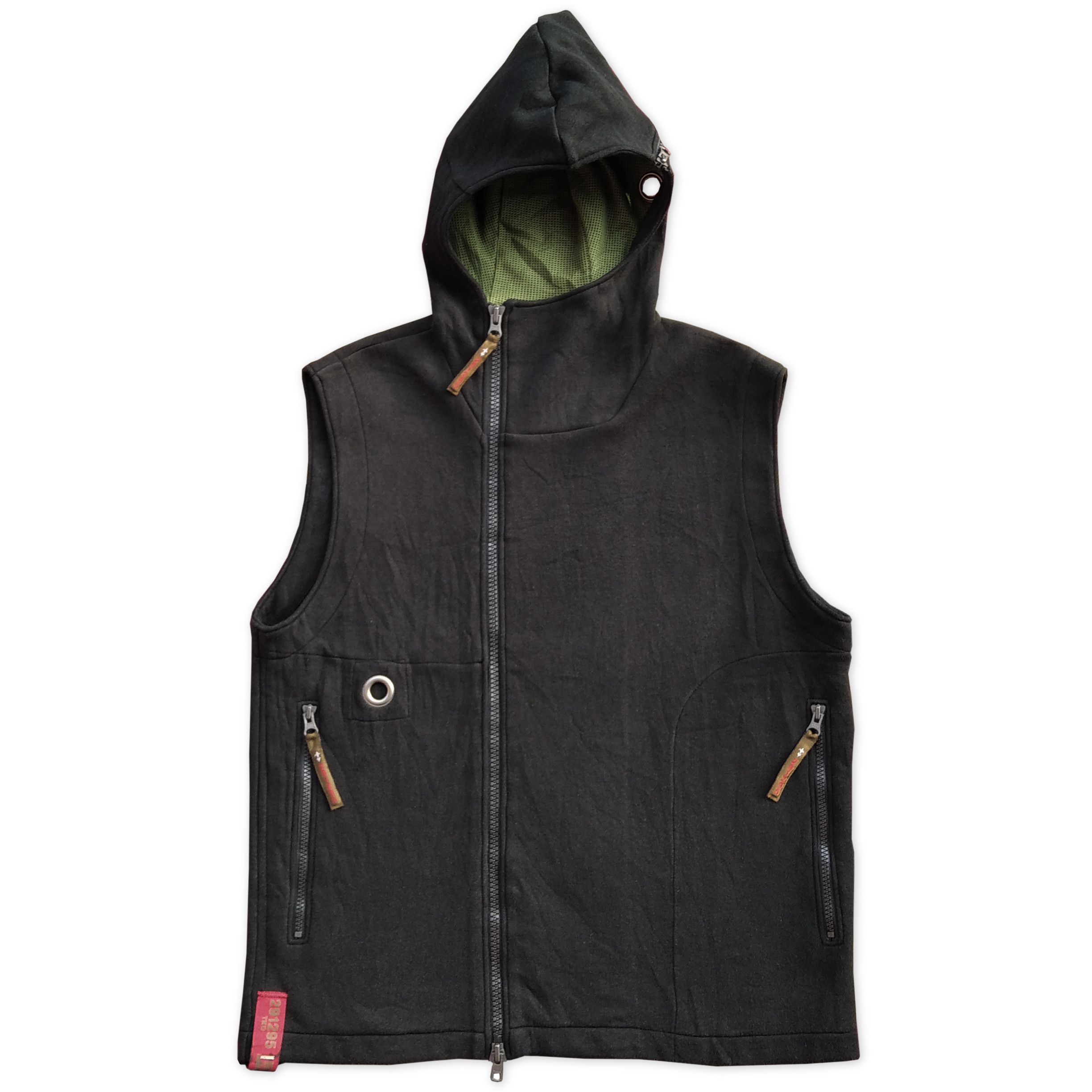20471120 Vintage Y2K 291295=HOMME Zip Hoodie Vest Sleeveless Size US M / EU 48-50 / 2 - 1 Thumbnail