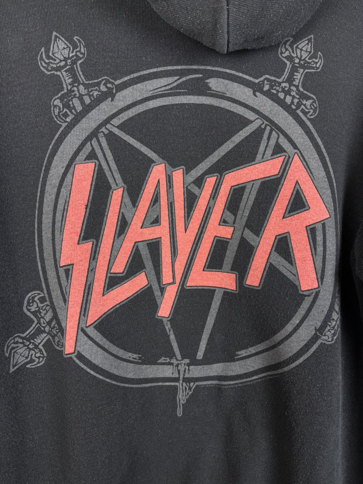 Band Tees Vintage Fuckin’ Slayer Thrash Metal Band 2011 Hoodie Black Size US S / EU 44-46 / 1 - 6 Thumbnail