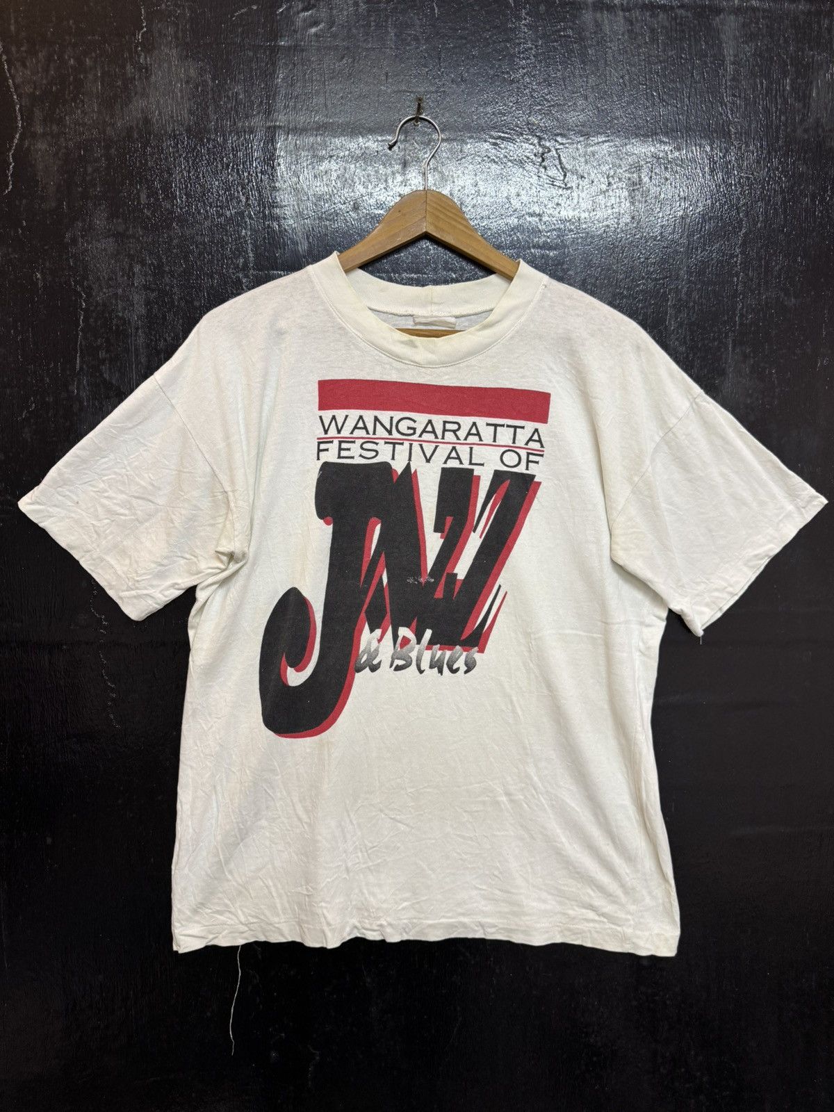 Vintage Vintage wangaratta Festival Jazz 80s Size US L / EU 52-54 / 3 - 3 Thumbnail