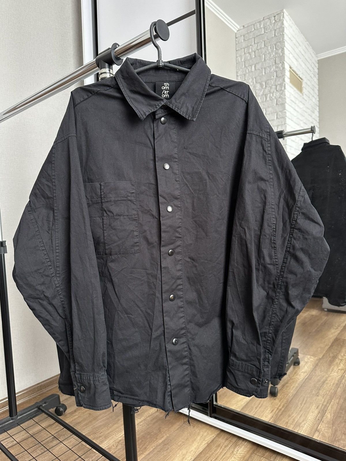Thom Krom Thom Krom Oversized Shirt Stretch Button Up Long Sleeve Size US S / EU 44-46 / 1 - 3 Thumbnail