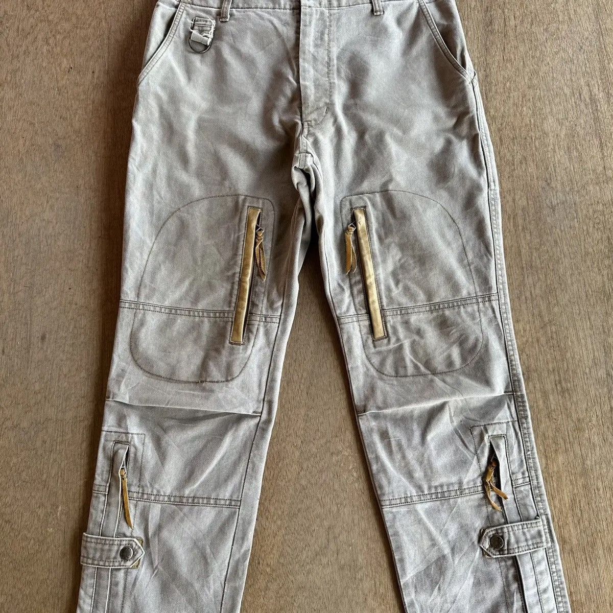 Le Grande Bleu (L.G.B.) CRAZY🔥🔥MIX FRITZ JAPAN Vintage Double Knee VERY RARE Pants Size US 30 / EU 46 - 4 Thumbnail