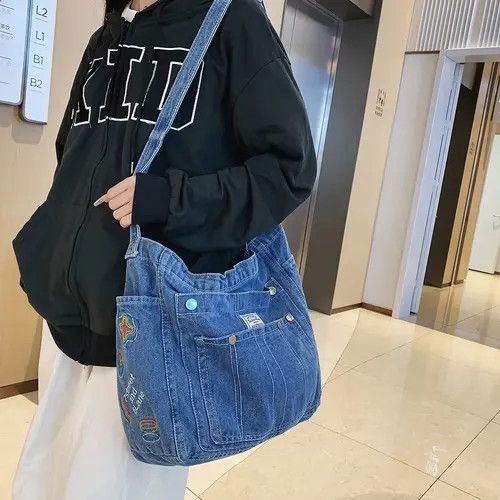 Japanese Brand Denim Ladies Bag Size ONE SIZE - 3 Thumbnail