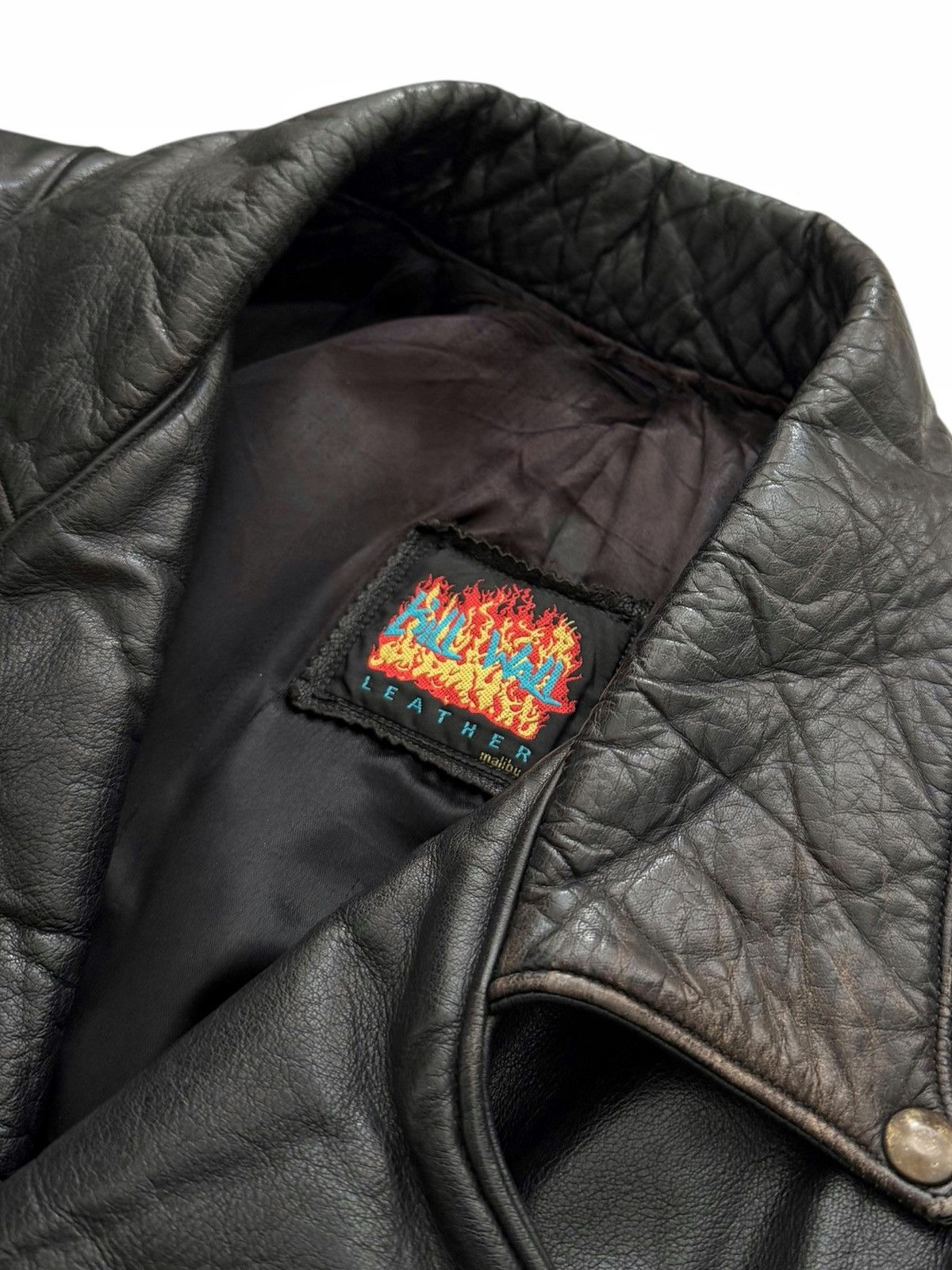 Bill Wall Leather GRAIL 1980’s Armored Brass and Stringray Oversized Leather Size US XL / EU 56 / 4 - 4 Thumbnail