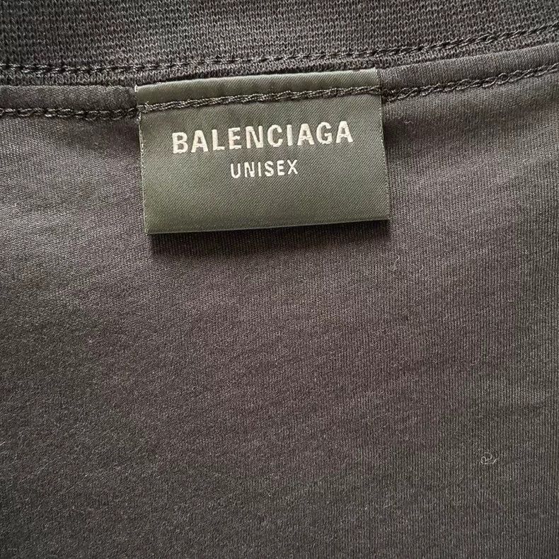 Balenciaga Balenciaga Explosions letter Logo pattern round neck short Size US L / EU 52-54 / 3 - 3 Thumbnail