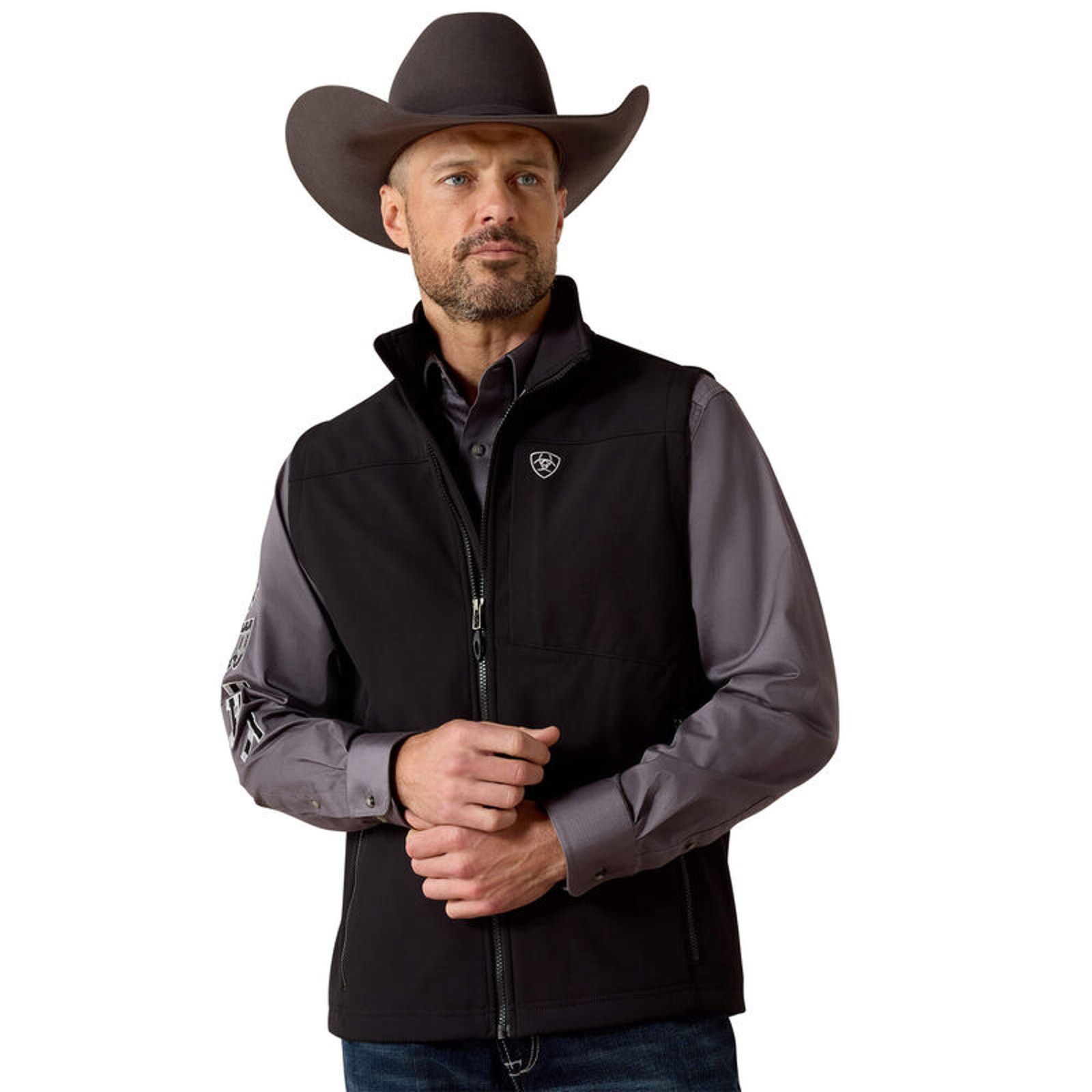 Ariat Copied - Logo 2.0 Softshell Vest in Black | Size XL Size US XL / EU 56 / 4 - 1 Thumbnail