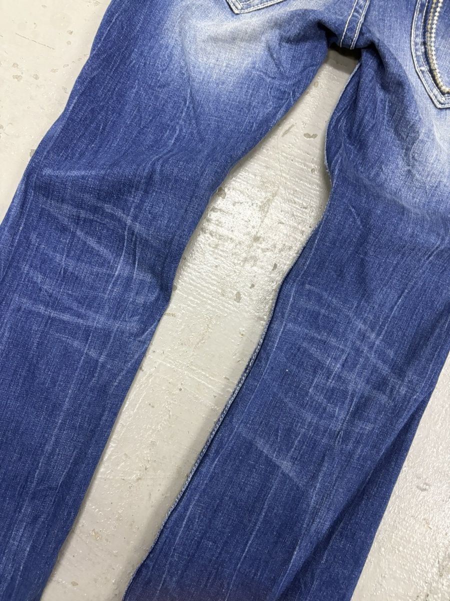 Hysteric Glamour Vintage Flared Jeans Grasshopper Denim Skulls Boot Cut 4🟦 Size US 30 / EU 46 - 3 Thumbnail