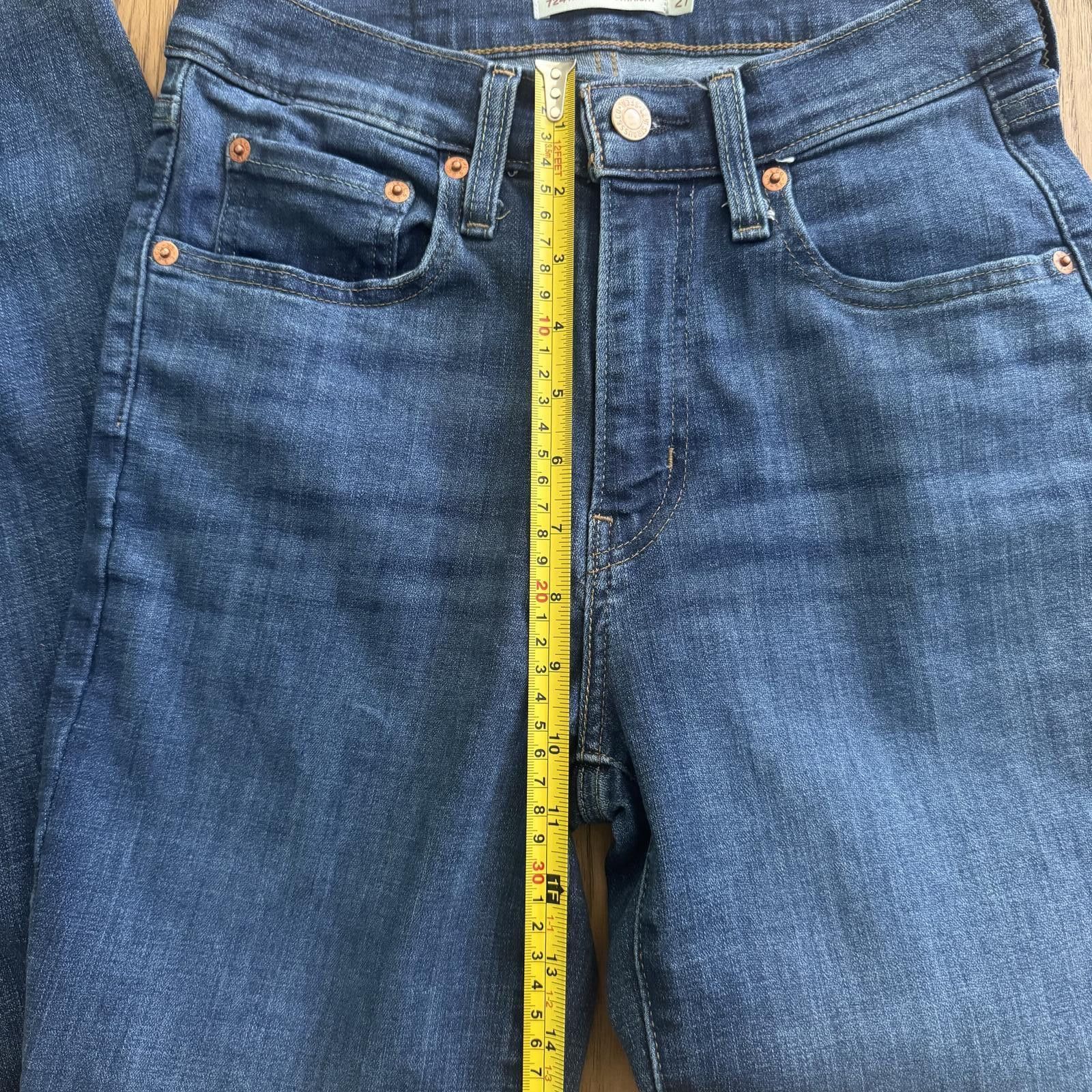 Levi's Levi's 724 High Rise Straight Jeans Size 27 Size 27" / US 4 / IT 40 - 5 Thumbnail