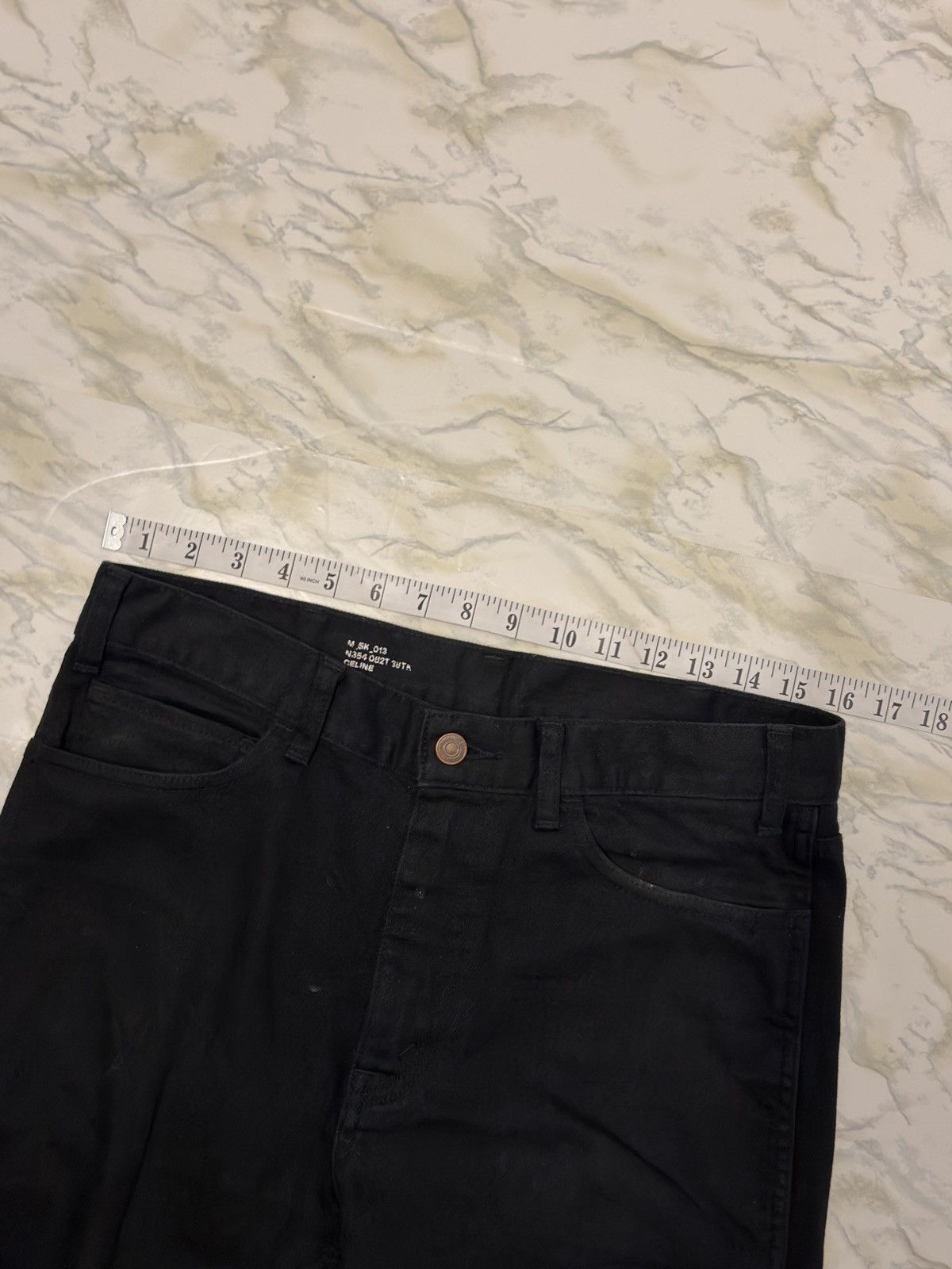 Celine Celine SK013 Black Denim Size US 31 - 11 Thumbnail