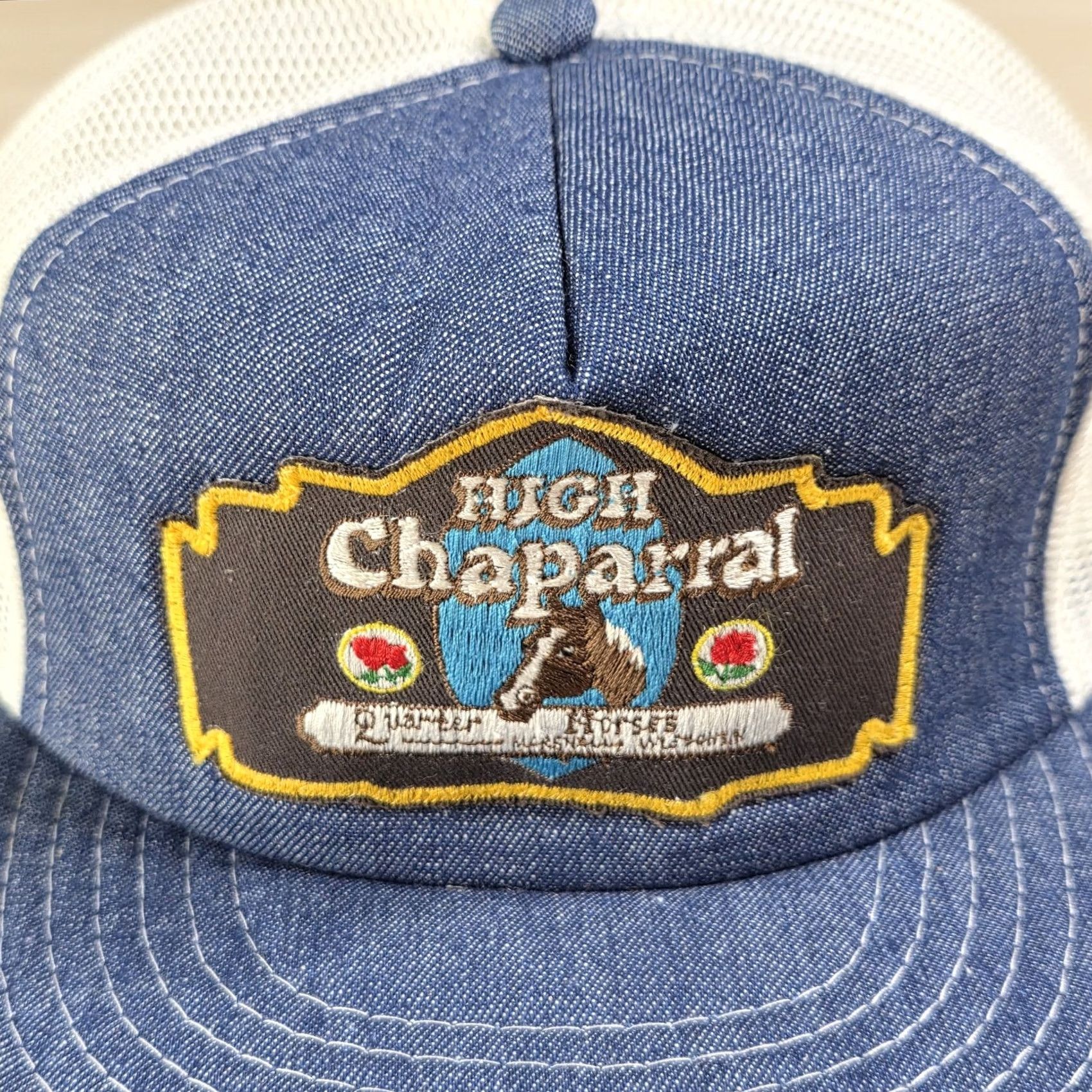 Vintage VINTAGE Cardinal Quarter Horse Wisconsin Snapback Trucker Hat Deadstock one size Adult Men White Adjustable Horse Theme Spring Summer Size ONE SIZE - 2 Thumbnail