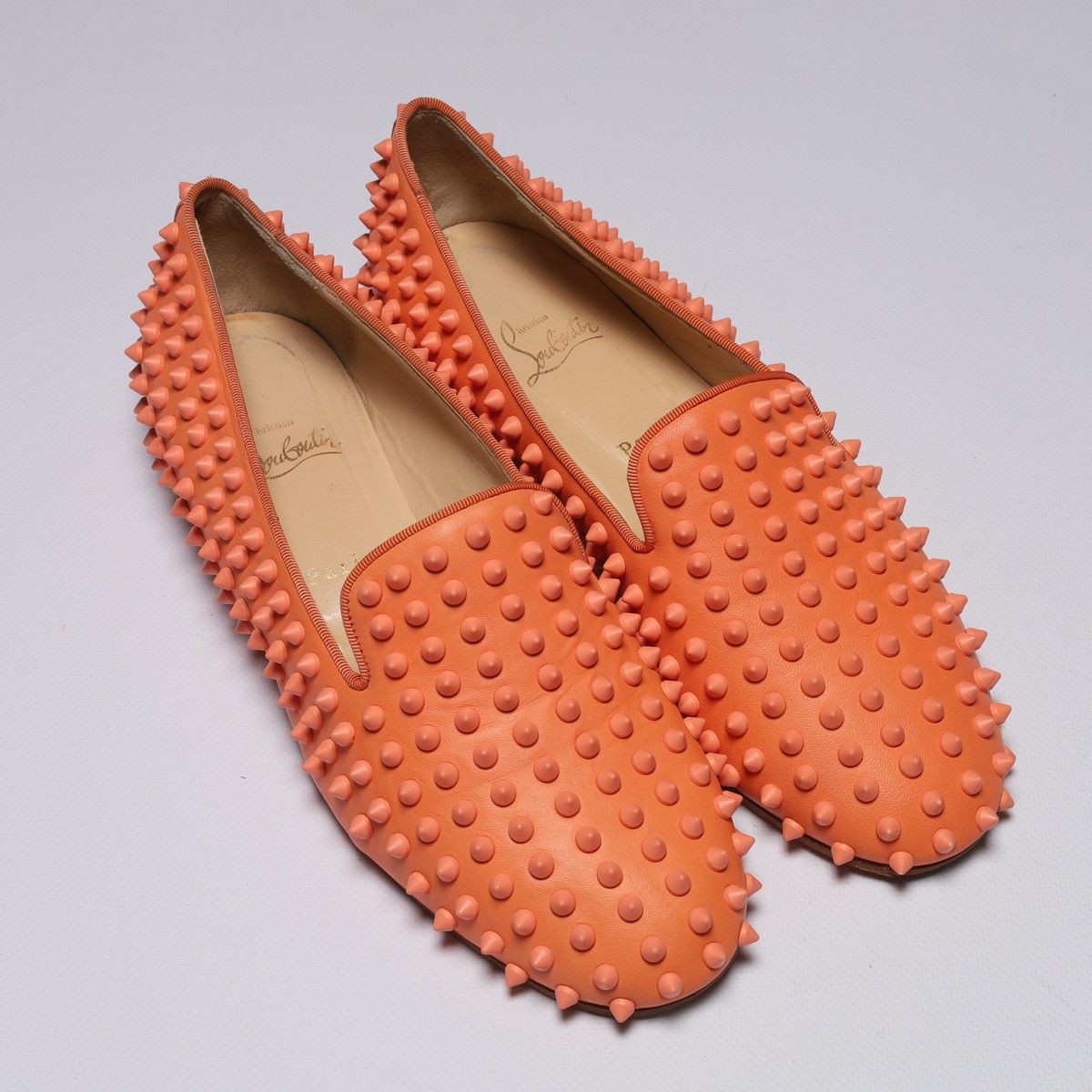 Christian Louboutin Christian Louboutin Spike Patent Loafers Shoes Size US 8 / EU 41 - 19 Thumbnail