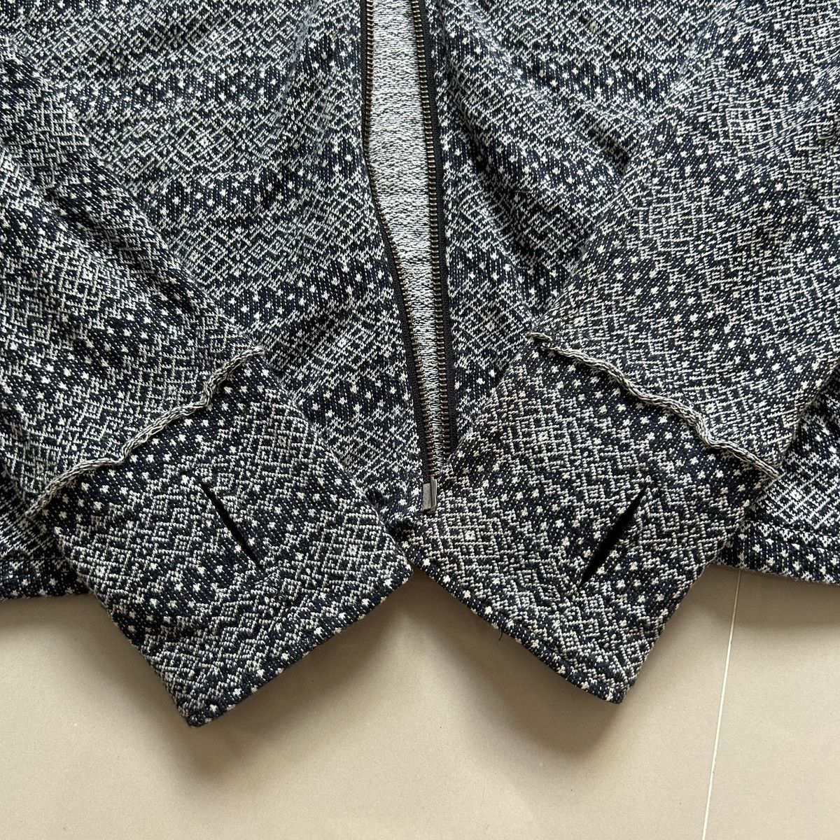 PPFM Vintage Y2K PPFM Zip-Up Knit Hoodie Size US S / EU 44-46 / 1 - 4 Thumbnail