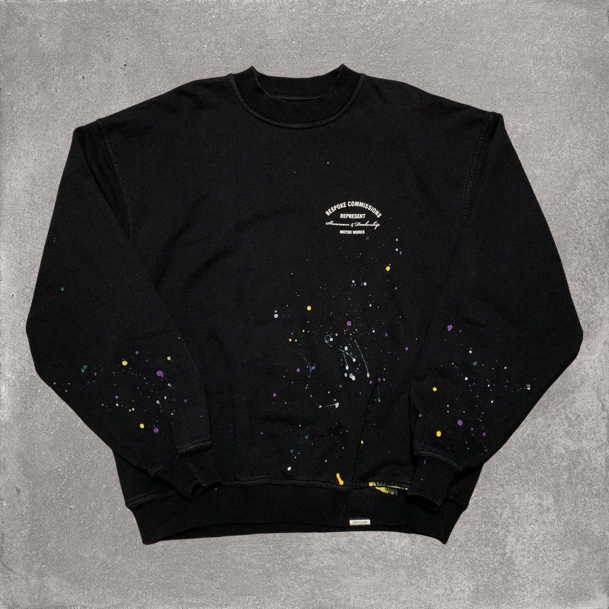 Represent Clo. Represent Medium Bespoke Commissions Jet Black Sweater Size US M / EU 48-50 / 2 - 2 Thumbnail