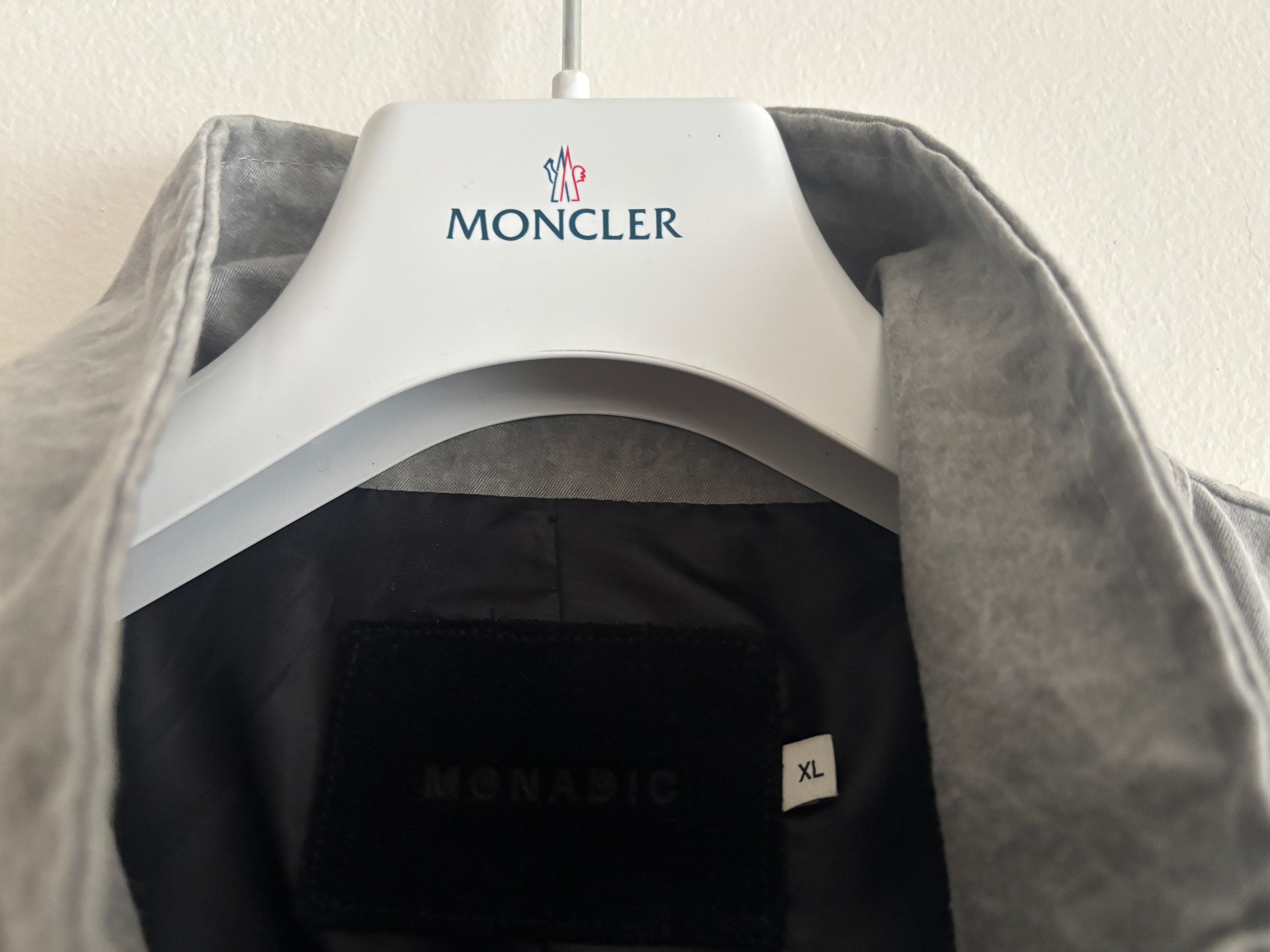 Other $445 Grey Cotton Stonewashed Zippered Field Jacket - XL Size US XL / EU 56 / 4 - 4 Thumbnail