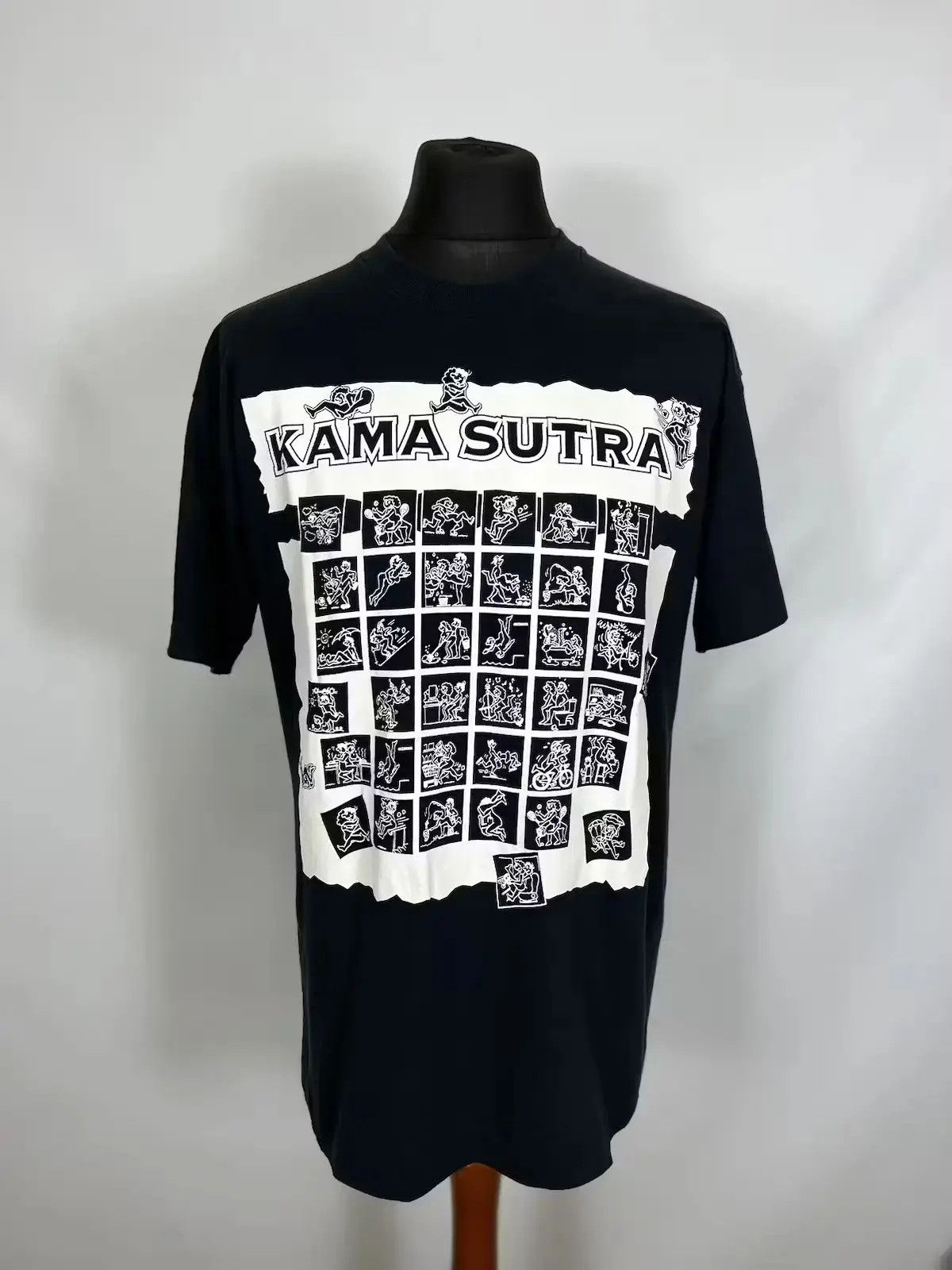 Band Tees × Vintage Vintage 90’s Kamasutra merchendise T-shirt single stitch Size US L / EU 52-54 / 3 - 1 Thumbnail