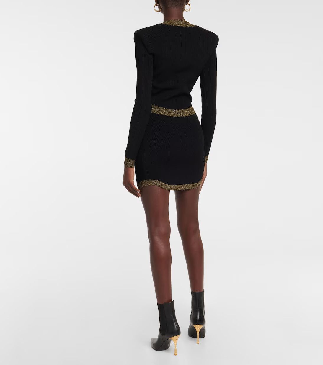 Balmain o1w1db10624 Cardigan in Black Size XS / US 0-2 / IT 36-38 - 3 Thumbnail