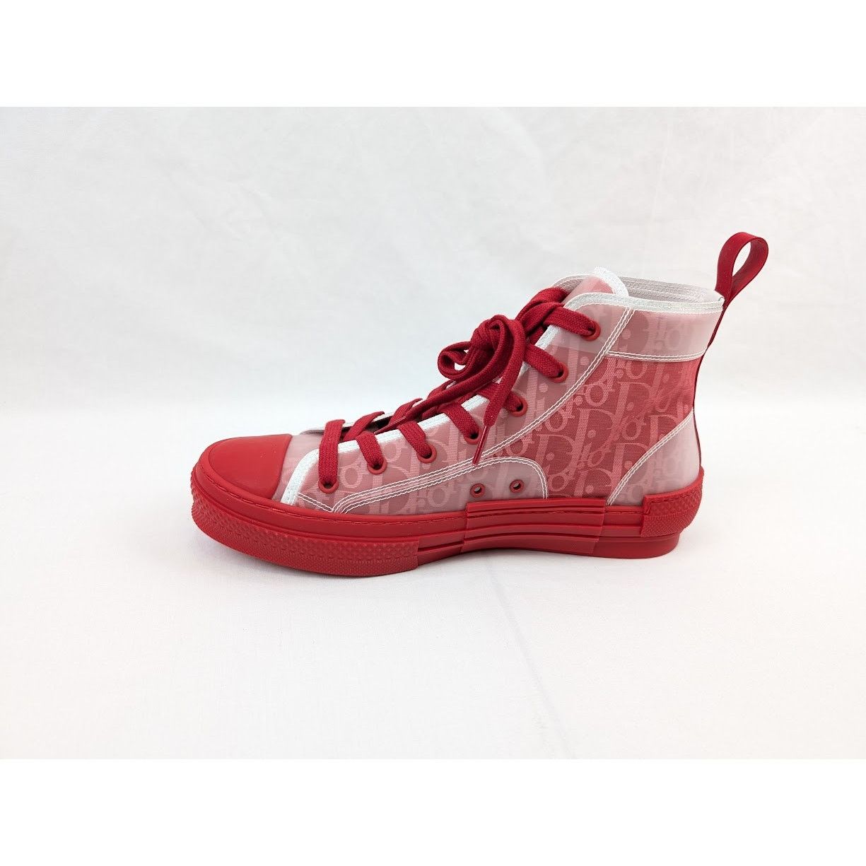 Dior o1rshd1 B23 High-Top Oblique Sneakers in Bordeaux/Ro Size US 8 / EU 41 - 8 Thumbnail