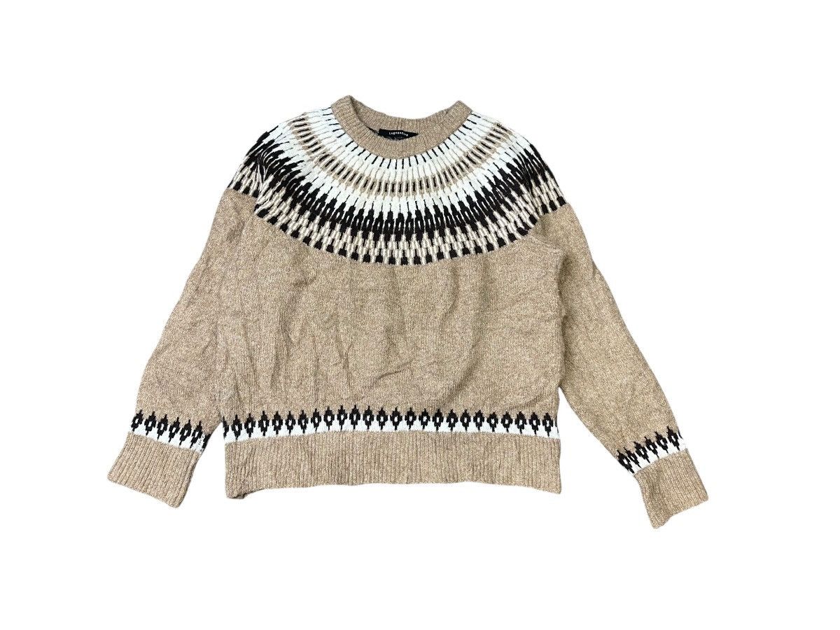 Japanese Brand Vintage Lugnoncure Aztec Pattern Sweater Knitwear Size US M / EU 48-50 / 2 - 1 Thumbnail