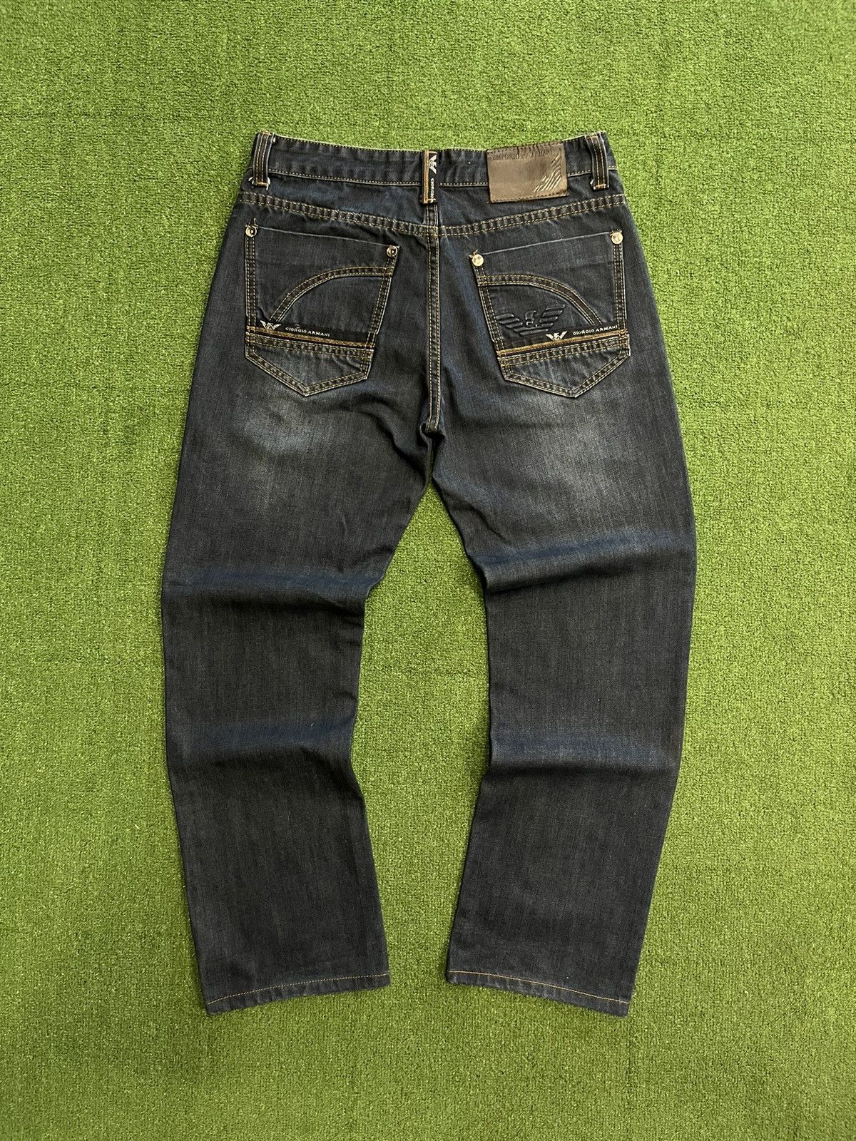 Armani × Vintage Vintage Armani eco wash denim pants Size US 32 / EU 48 - 1 Thumbnail