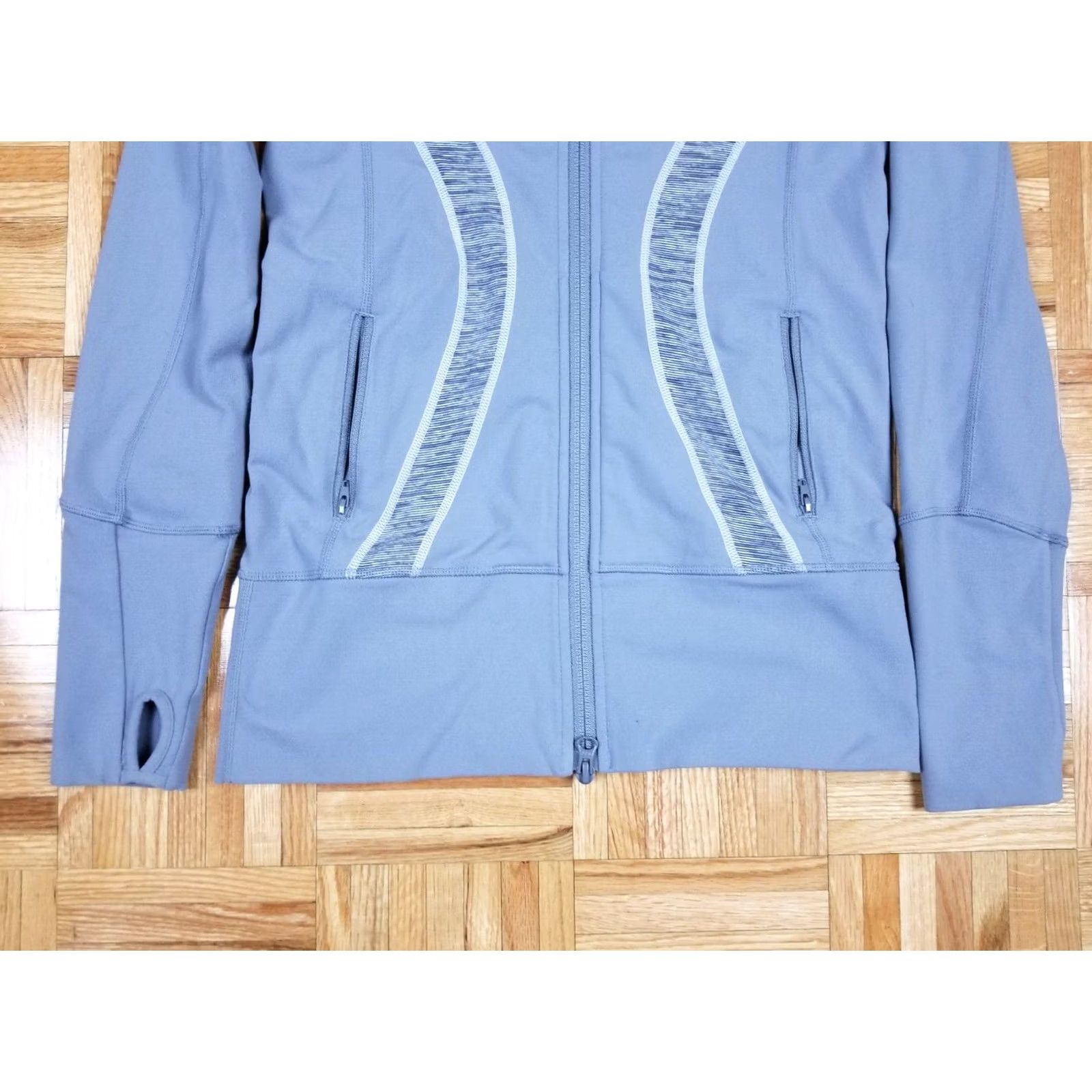 Lululemon VINTAGE LULULEMON YOGA FULL ZIP UP JACKET WOMEN'S L SZ Gray Jacket Womens 90s Retro Rock USA London Short? Size L / US 10 / IT 46 - 3 Thumbnail