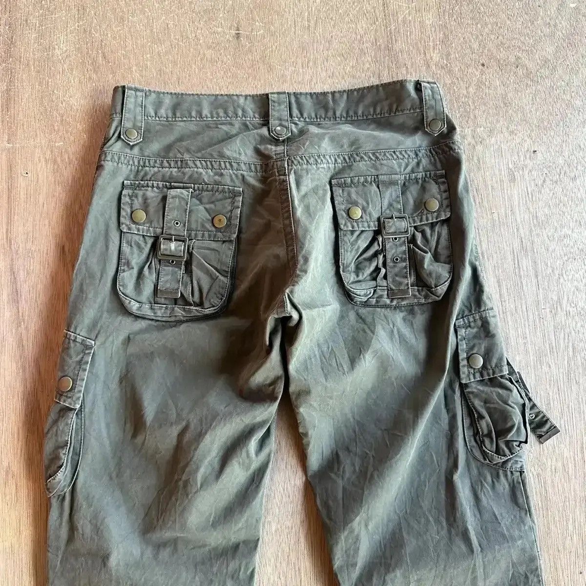 Selected Homme 💥FLARE/BOOTCUT💥MICHEL KLEIN VINTAGE DOUBLEKNEE CARGO PANTS Size US 32 / EU 48 - 9 Thumbnail