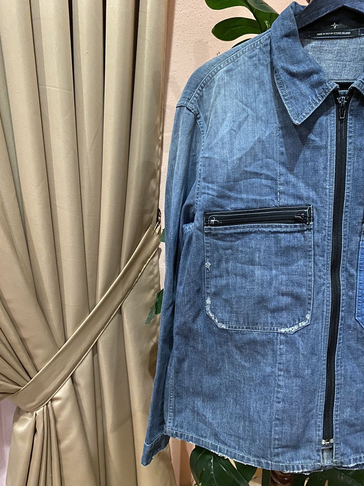 Massimo Osti × Stone Island Stone Island Denim Overshirt Jacket - Italian Made Utility Size US M / EU 48-50 / 2 - 7 Thumbnail