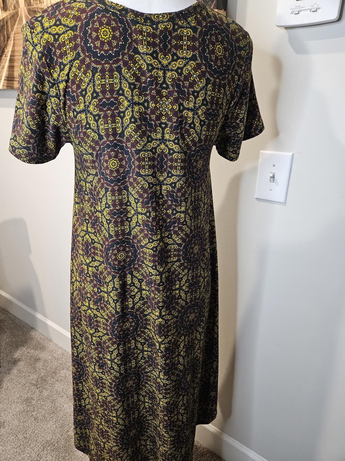 Designer LuLaRoe Floral Pattern Dress - Size XXS Size XXS / US 00 / IT 34 - 3 Thumbnail