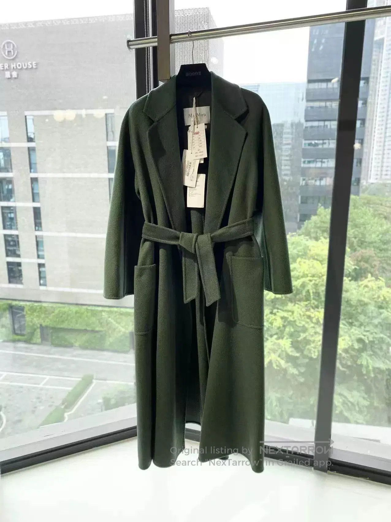 Other MaxMara Labbro Green Cashmere Coat. Size US M / EU 48-50 / 2 - 2 Thumbnail