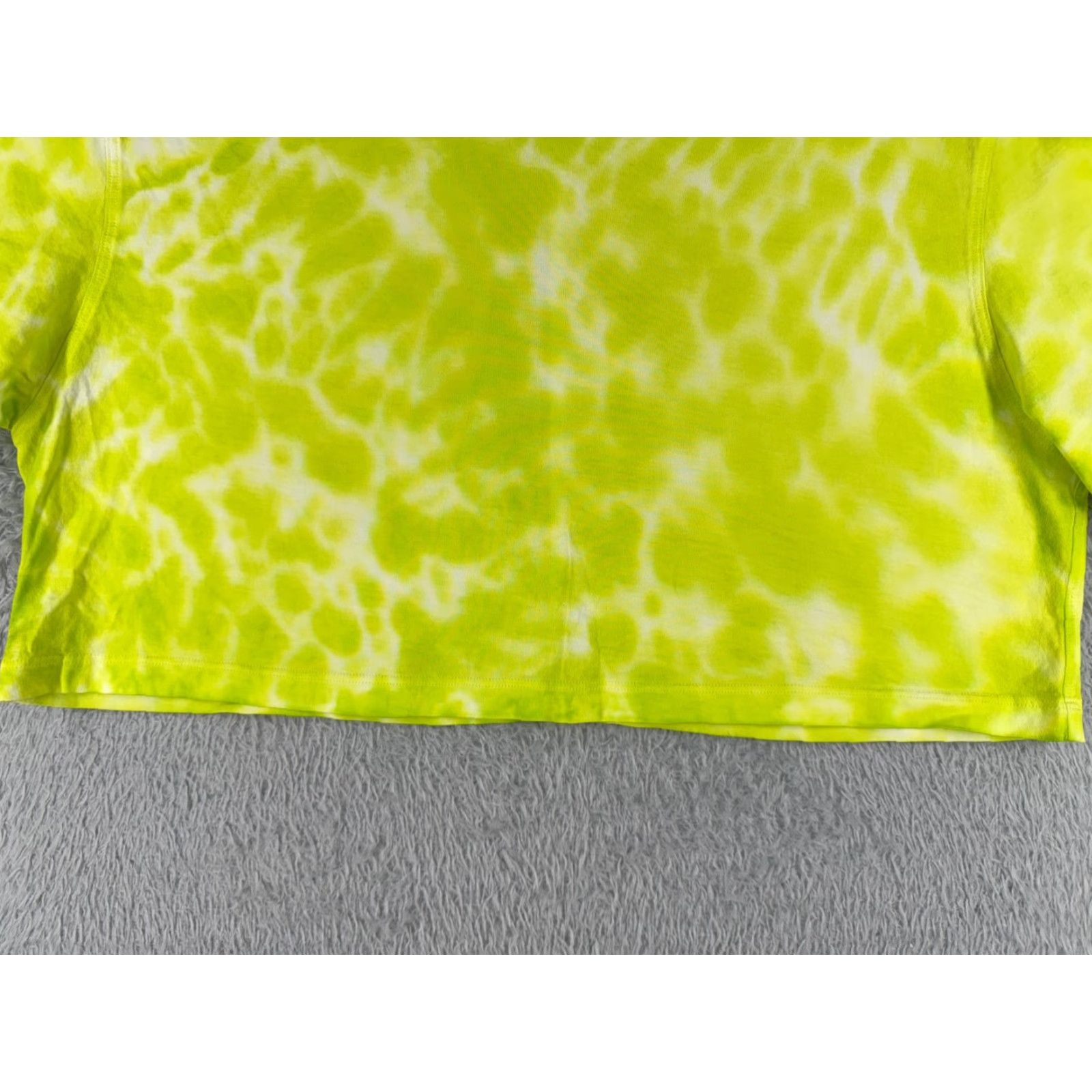 Lululemon Lululemon Shirt Women 8 Green Tie Dye All Yours Cropped Cotton T-Shirt W3GBPS Size M / US 6-8 / IT 42-44 - 5 Thumbnail