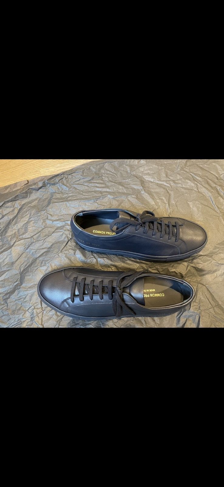 Common Projects NEW ACHILLES LOW NAVY Size US 7 / EU 40 - 2 Thumbnail