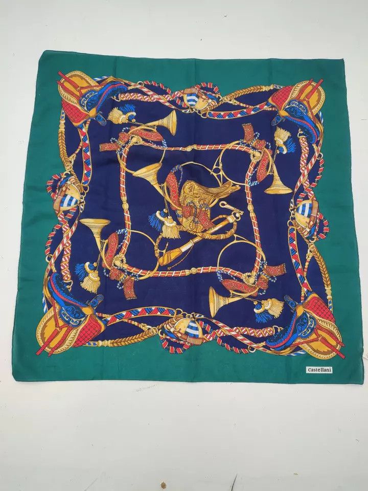 Vintage SCARF VINTAGE AUTHENTIC CASTELLANI 75x75 CM Size ONE SIZE - 1 Thumbnail