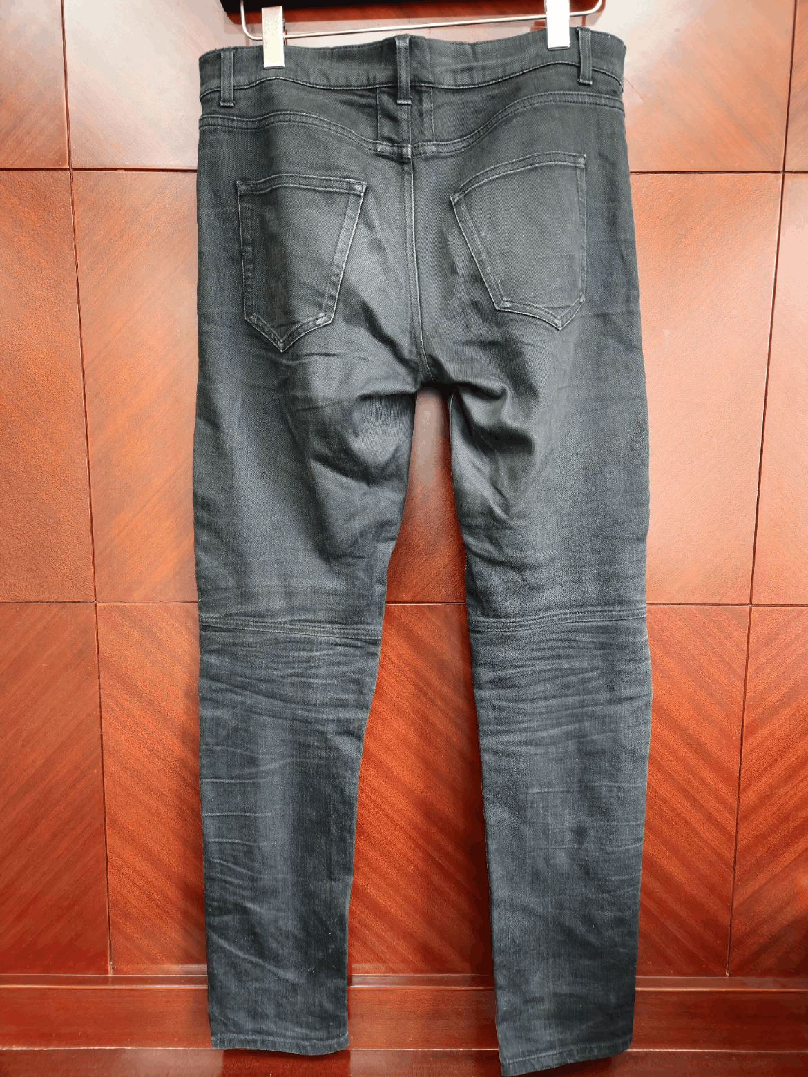 Saint Laurent Paris Saint Laurent Paris Leather Joint D02 Denim Size US 33 - 2 Thumbnail