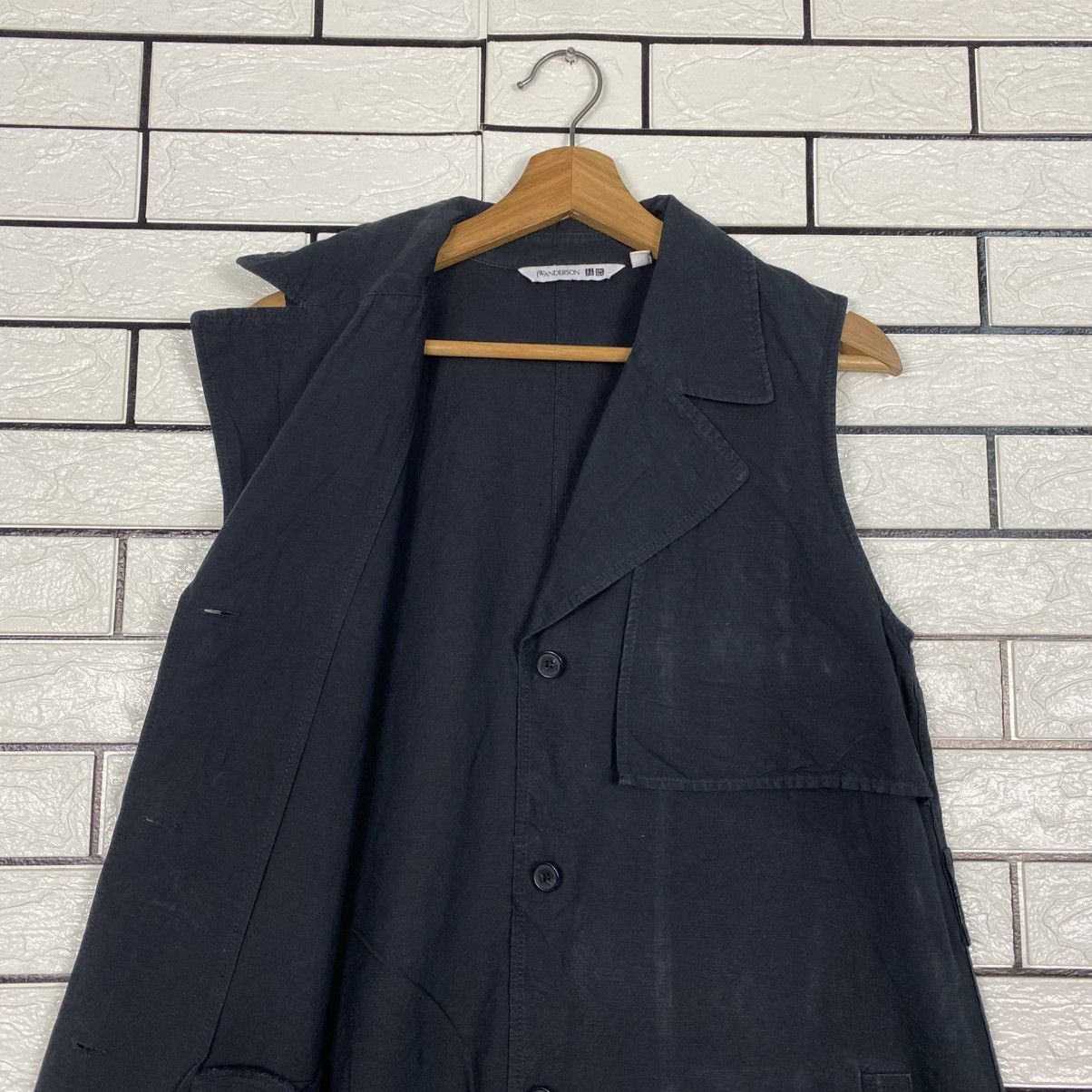 JW Anderson 📌Rich Black Long Jacket Sleeveless Uniqlo JW Anderson Size US M / EU 48-50 / 2 - 14 Thumbnail