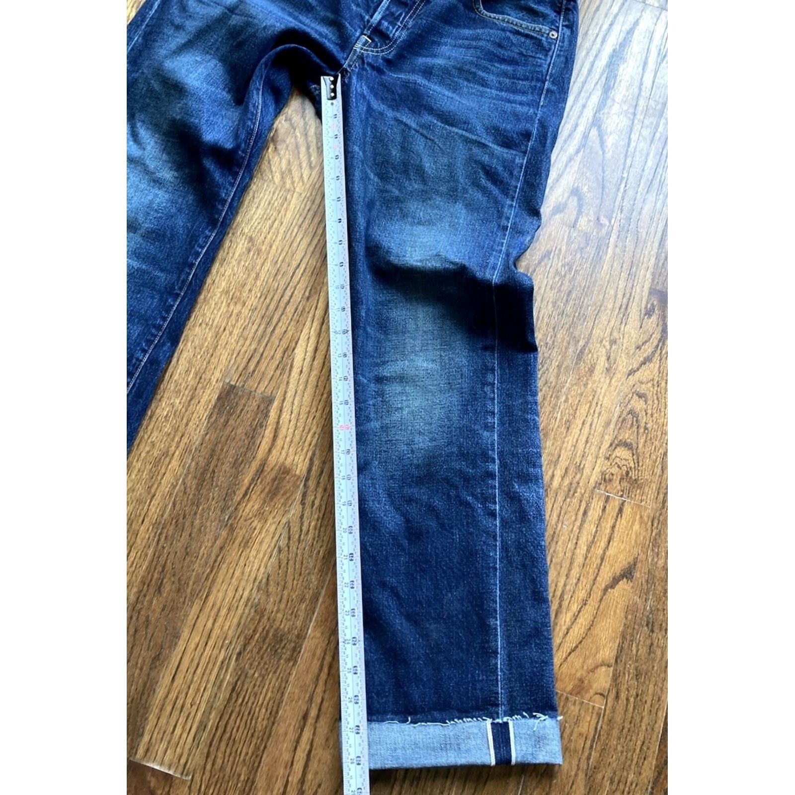 Levi's VINTAGE Levi's 501 Jeans Mens Regular 30x30 Blue Denim Raw Hem Whiskers USA Straight 501 Model Mens Size US 30 / EU 46 - 4 Thumbnail