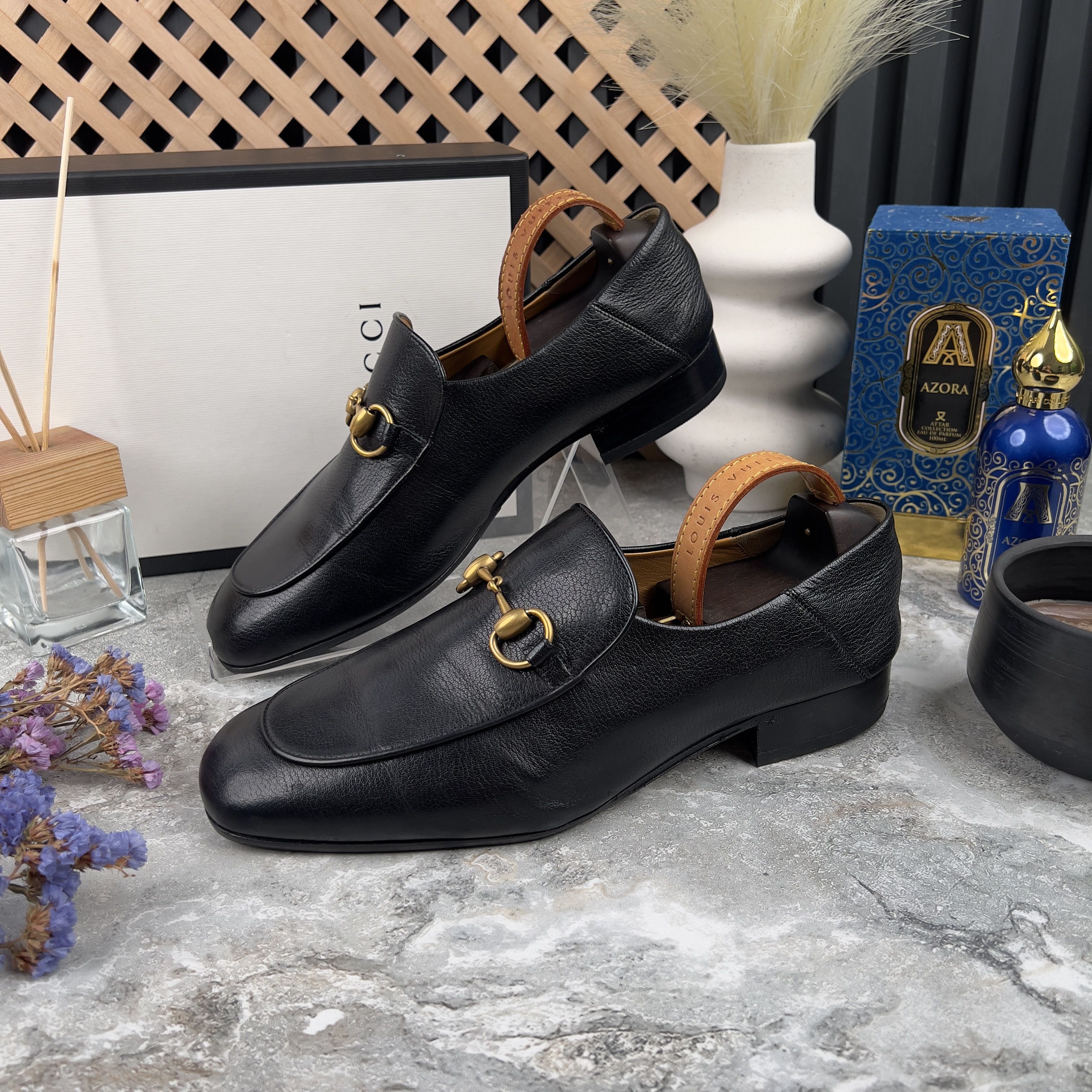 Gucci GUCCI Jordaan Horsebit Collapsible Loafers Leather Size US 8 / EU 41 - 4 Thumbnail