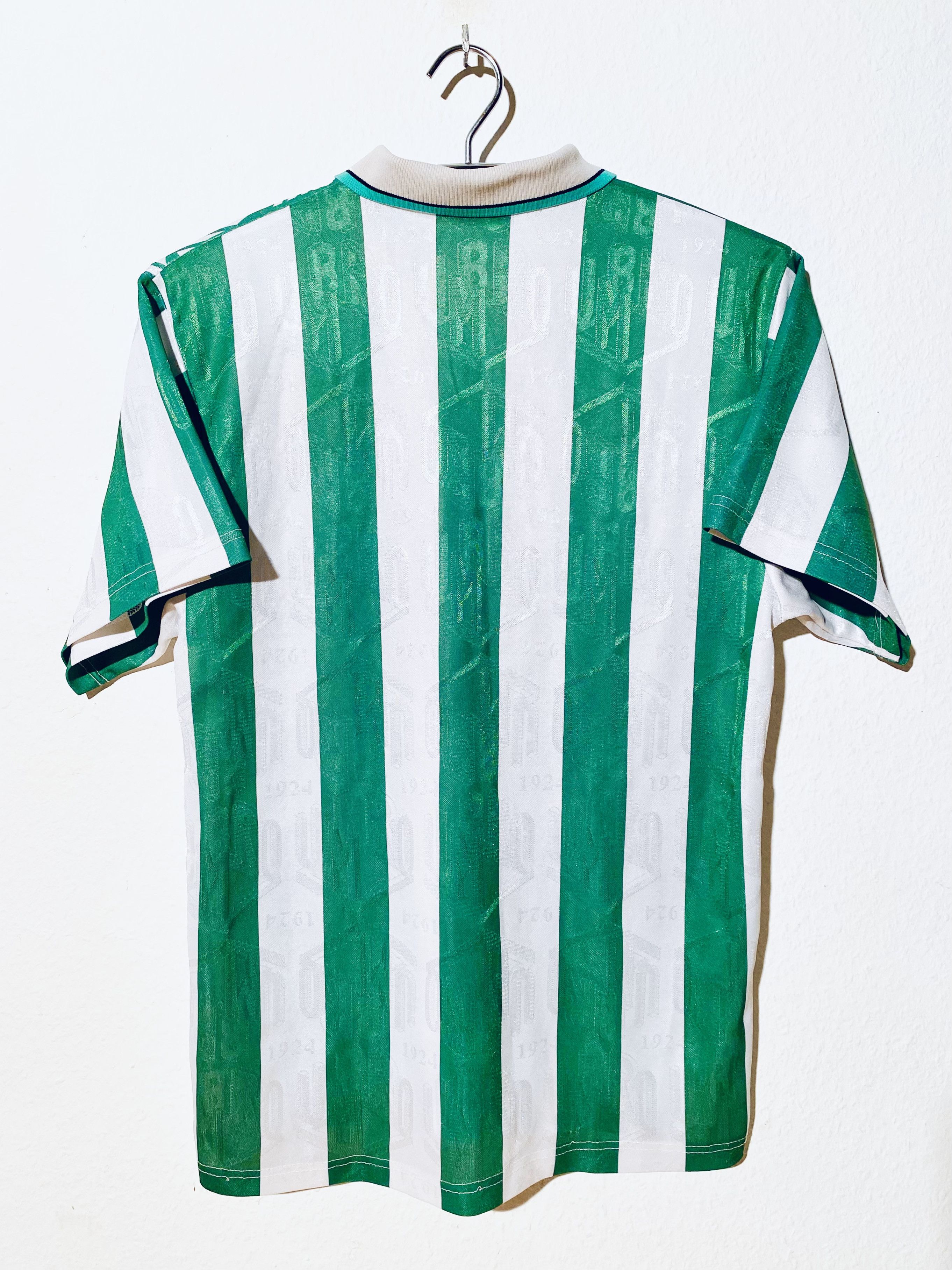 Umbro × Vintage Real Betis Home Jersey Shirt 1994 - 1995 Camiseta Size US S / EU 44-46 / 1 - 2 Thumbnail