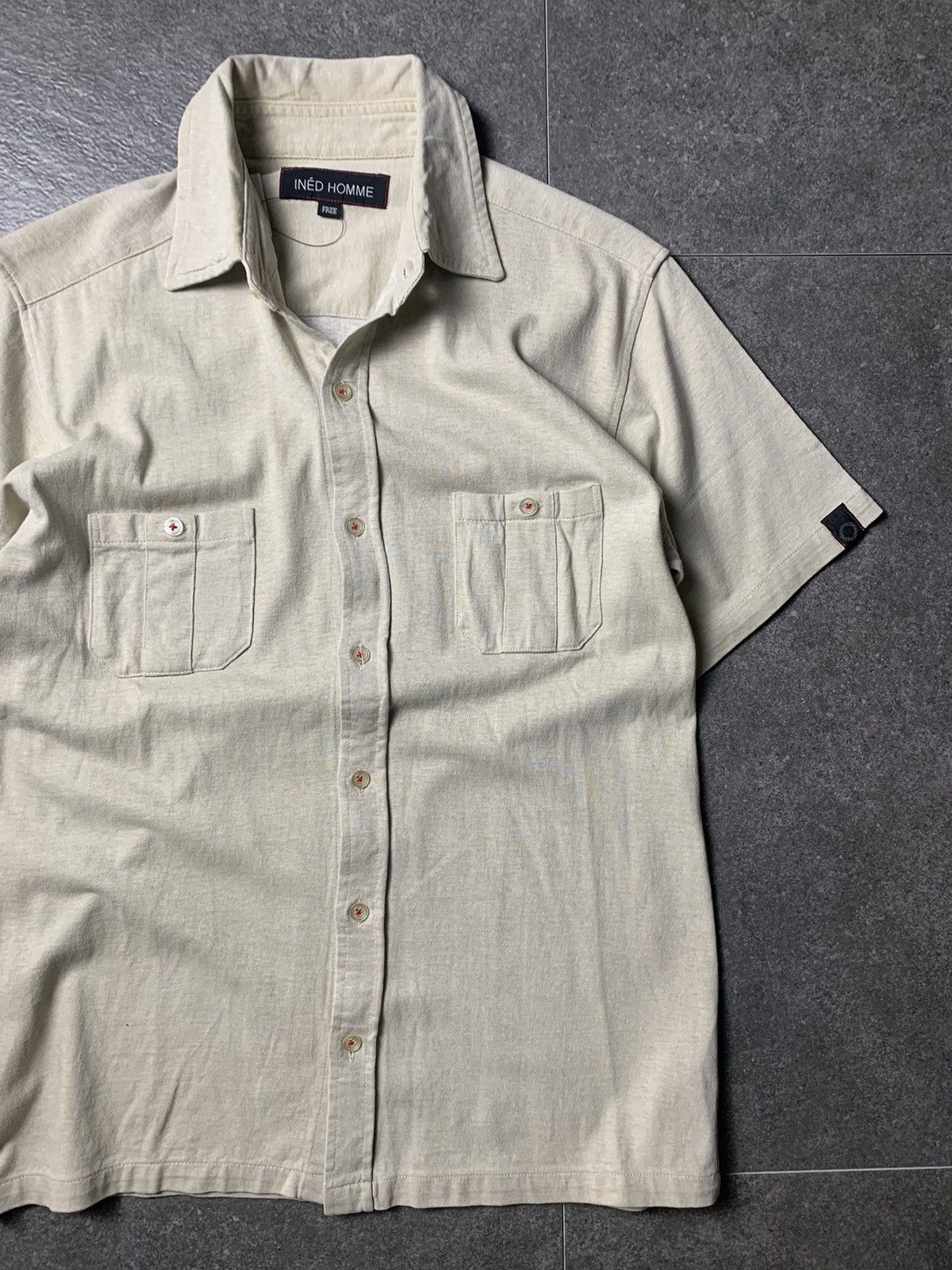 Yohji Yamamoto 2000s Ined Homme Double Pocket Shirt Size US S / EU 44-46 / 1 - 3 Thumbnail