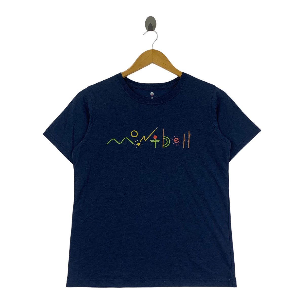 Montbell Vintage MONTBELL JAPAN Outdoor Flower Jersey Tee Shirt Size M / US 6-8 / IT 42-44 - 1 Thumbnail
