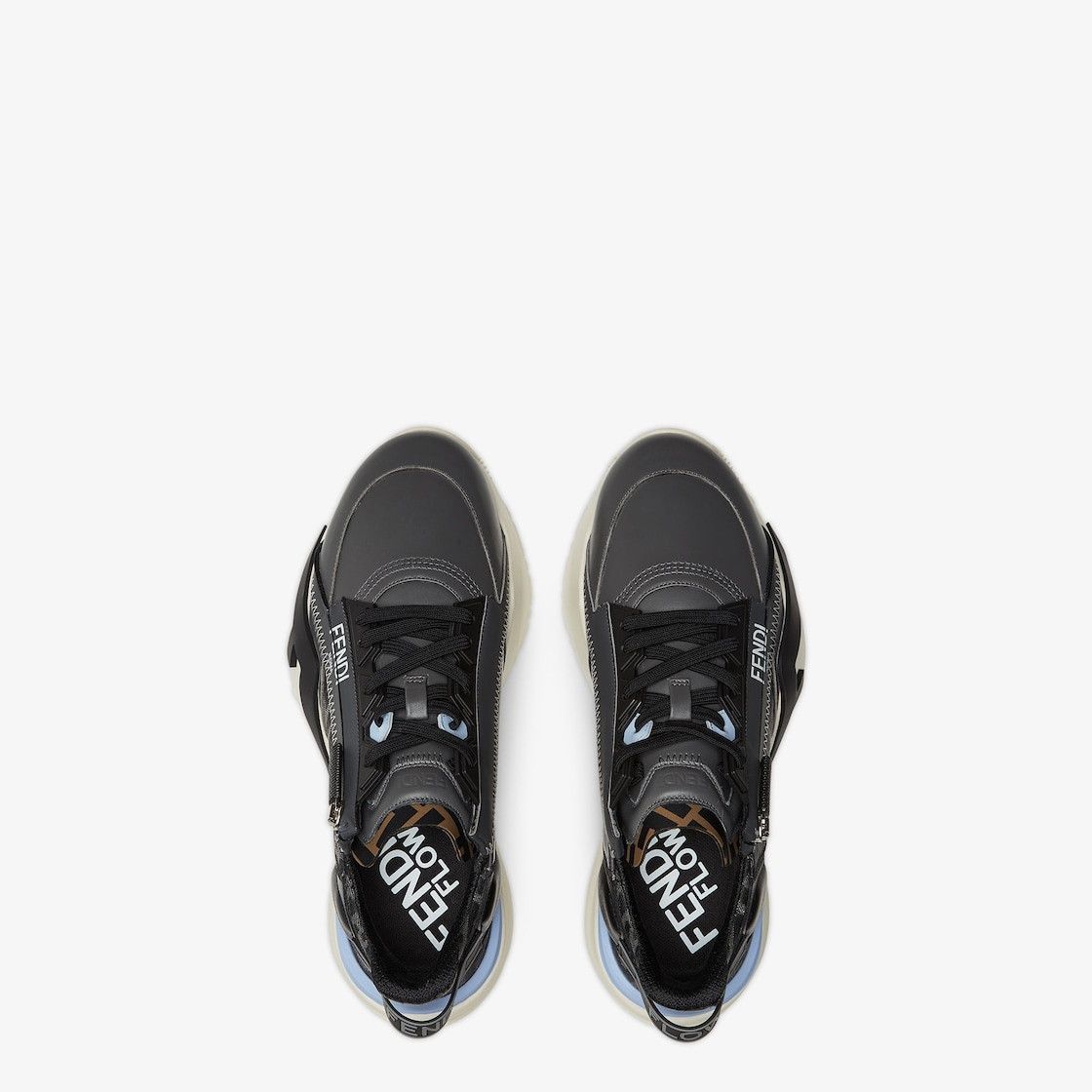 Fendi o1w1db10525 Flow Sneakers in Multicolor Size US 9 / EU 42 - 4 Thumbnail