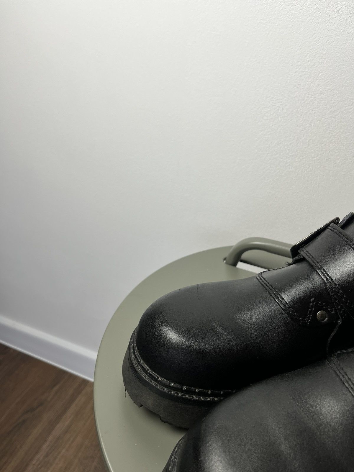Japanese Brand Heavy Sole Buckle Boots – Platform Punk / Avant-Garde Opium Size US 10 / EU 43 - 6 Thumbnail