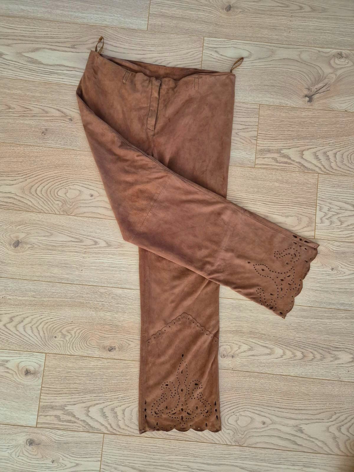Iris von Arnim Iris Von Arnim Leather Pants Size 30" / US 8 / IT 44 - 6 Thumbnail