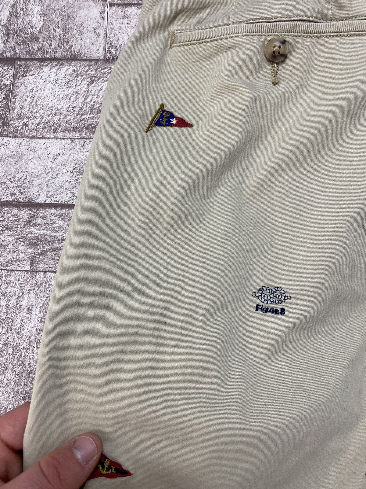 Polo Ralph Lauren × Vintage Polo Ralph Lauren Stretch Classic Fit The Polo Chino 36 Size US 36 / EU 52 - 13 Thumbnail