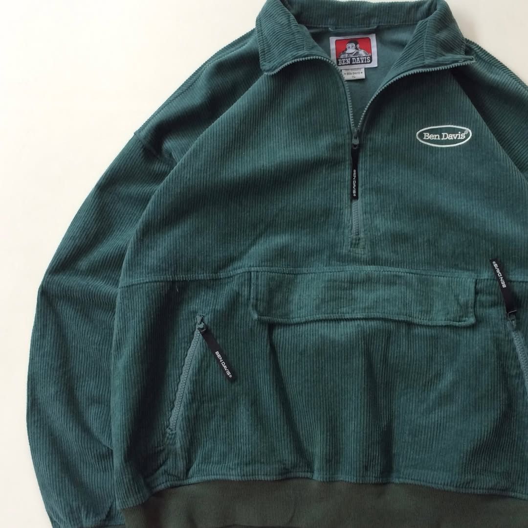 Ben Davis Ben Davis Corduroy Half‑Zip Size US XL / EU 56 / 4 - 2 Thumbnail
