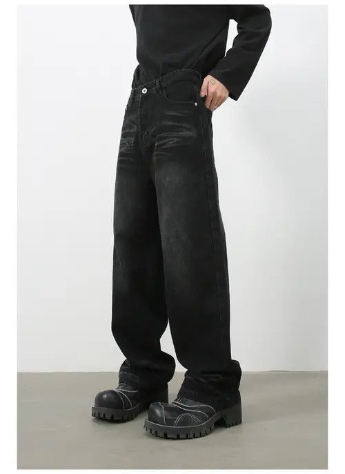 Japanese Brand American high street vintage distressed loose straight jeans Size US 32 / EU 48 - 4 Thumbnail