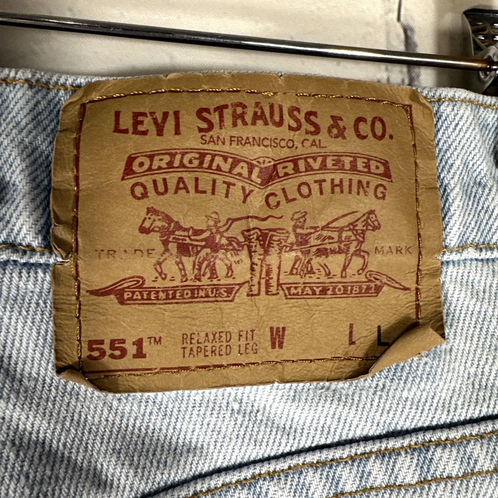 Levi's Item Specifications: Color: Grey Size 36" / US 14 / IT 50 - 3 Thumbnail